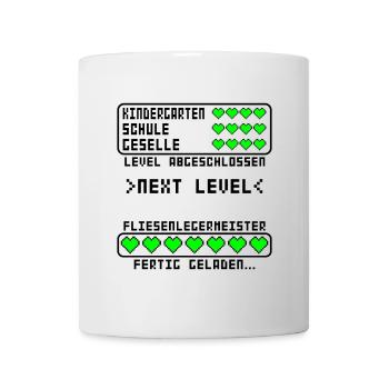 Fliesenleger Meister Fliesenlegermeister bestanden - Tasse - Weiß - Vorne