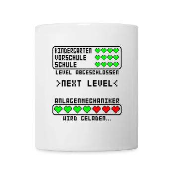 Anlagenmechaniker Ausbildung Beginn für Azubi - Tasse - Weiß - Vorne