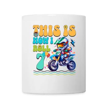 Motocross 7th Birthday - Mug - white - Front