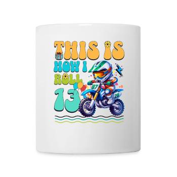 Motocross 13th Birthday - Mug - white - Front