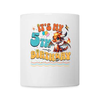 Dragon 5ème anniversaire Dragon - Mug blanc - blanc - Devant