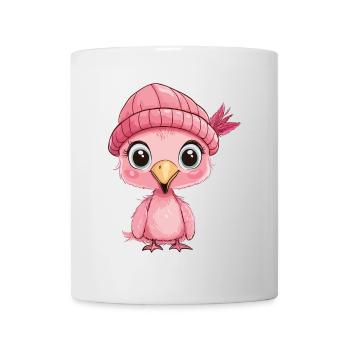 Flamingo Cute Cute Baby Kids Animal Cartoon - Mug - white - Front