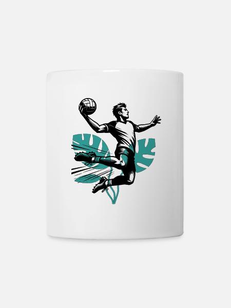 Handball Handballer - Tasse - Weiß