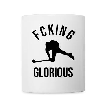 Feldhockey Spieler Geschenk - Tasse - Weiß - Vorne