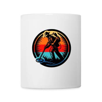 Sondeln Metalldetektor - Tasse - Weiß - Vorne