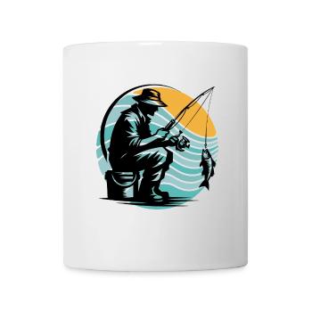 Angler Fishing - Mug - white - Front
