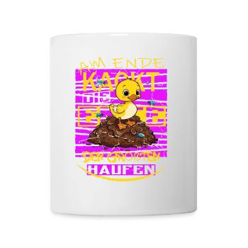 Duck poops ! - Mug - white - Front