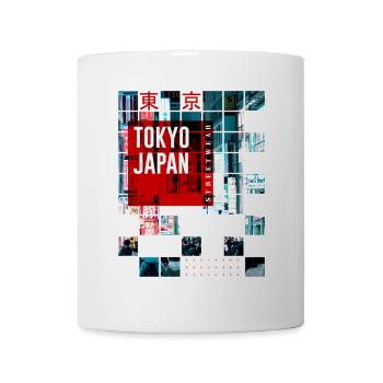Tokyo, Japon, Asie, Horizon, Ville, Métropole, Moderne - Mug blanc - blanc - Devant