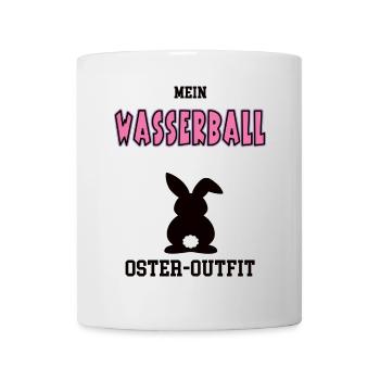 Wasserball Oster Outfit Ostergeschenk Wasserballer - Tasse - Weiß - Vorne