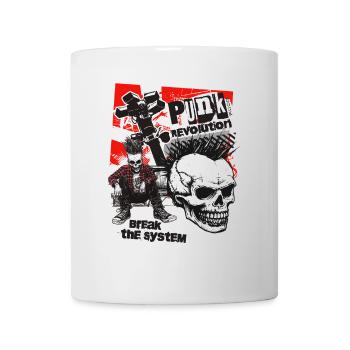 Punk Punk Rock Skull Punk Punk Rocker Rock - Mug - white - Front