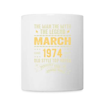 Mars 1974 Jubilé 1974 - Légendes Mars 1974 - Mug blanc - blanc - Devant