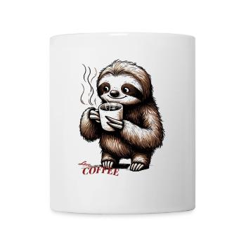 Macco das Kaffee Faultier - Tasse - Weiß - Vorne