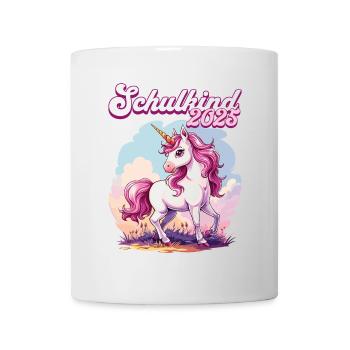 School Child 2025 Unicorn Enrollment School Student - Mug - white - Front