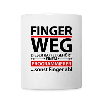 Programmierer Lustige Witzige Sprüche Humor Spruch - Tasse - Weiß - Vorne
