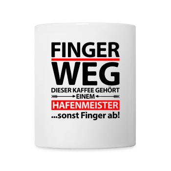 Hafenmeister Hafen Betriebsleiter Sprüche Lustig - Tasse - Weiß - Vorne