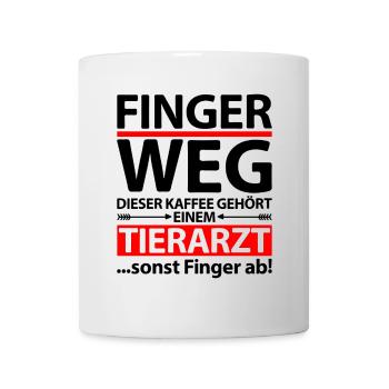 Tierarzt Dankeschön Danke Witzige Lustige Sprüche - Tasse - Weiß - Vorne