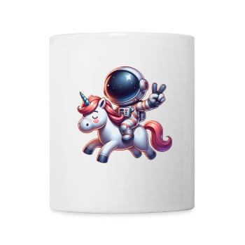 Licorne astronaute - Mug blanc - blanc - Devant