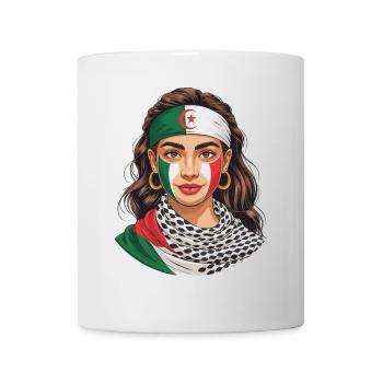 Algerian Algerian Woman Palestine - Mug - white - Front