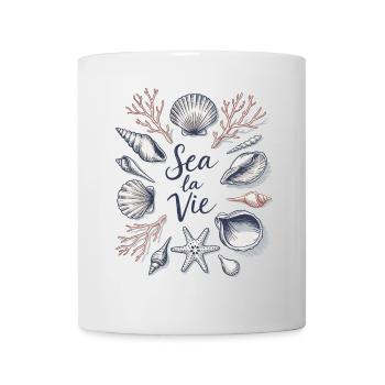 Humour Plage Mer Côtier Été - Mug blanc - blanc - Devant
