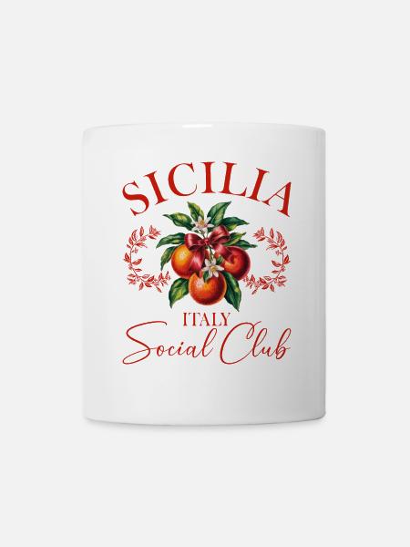 Italie Sicile Femmes Italiennes - Mug blanc - blanc