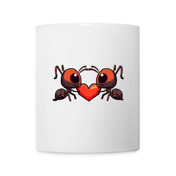Ant Couple In Love Insect Animal Valentine's Day - Mug - white - Front