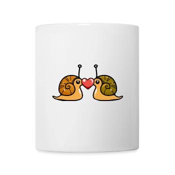 Snail Couple Valentine's Day - Mug - white - Front