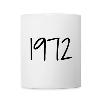1972 Retro Style 1972 Geburtstag 1972 Vintage - Tasse - Weiß - Vorne