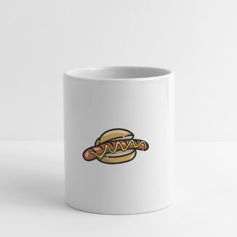 Comic Bratwurst Buns Bratwurstbrötchen Mustard Mug