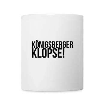 Königsberger Klopse. - Tasse - Weiß - Vorne