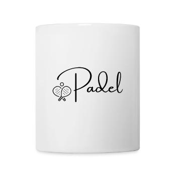 Padel Tennis Paddel Paddlelo Spielen modern cool - Tasse - Weiß - Vorne