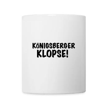 Königsberger Klopse. - Tasse - Weiß - Vorne