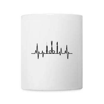 Heartbeat Surgeon Surgery Surgical Doctor Surgeons - Mug - white - Front