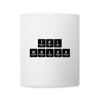 Triathlon Periodic Table Swim Bike Run Triathlete - Mug - white - Front