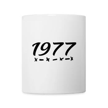 1977 Naissance - 48e anniversaire 1977 Légende 1977 - Mug blanc - blanc - Devant