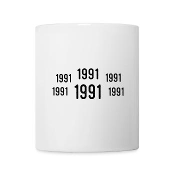 Rétro 1991 Anniversaire 1991 Cadeau Vintage 1991 - Mug blanc - blanc - Devant