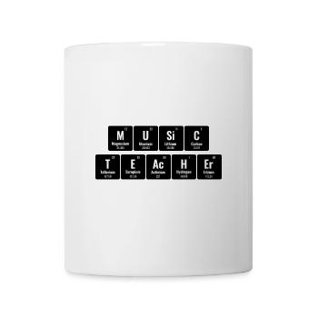 Periodisches System der Elemente Musiklehrer Klasse M - Tasse - Weiß - Vorne