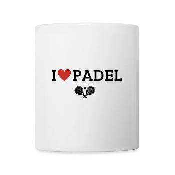 Padel Tennis Paddel Padle Schläger Aufschlag Sport - Tasse - Weiß - Vorne