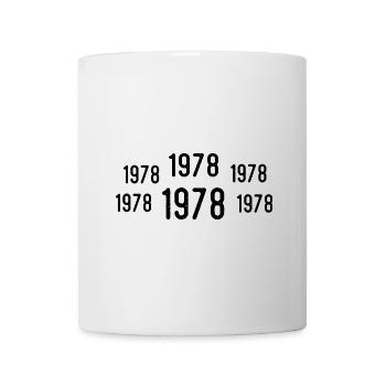 Retro 1978 Birthday 1978 Vintage Gift 1978 - Mug - white - Front