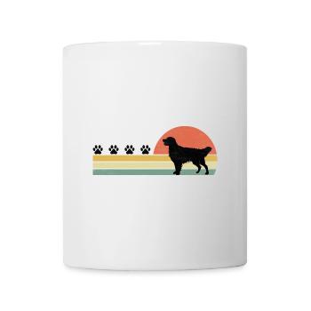 Rétro Vintage Golden Retriever GR Chien Golden Retri - Mug blanc - blanc - Devant