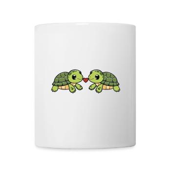 Turtle Couple Heart - Mug - white - Front