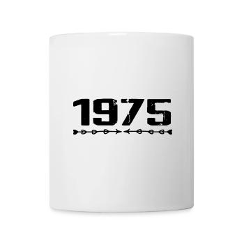 1975 Retro 1975 Geburtstag 1975 Vintage 1975 - Tasse - Weiß - Vorne
