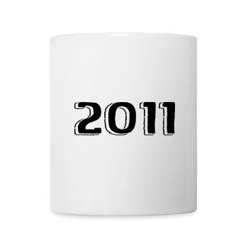 Millésime 2011 Naissance Anniversaire Rétro 2011 - Mug blanc - blanc - Devant