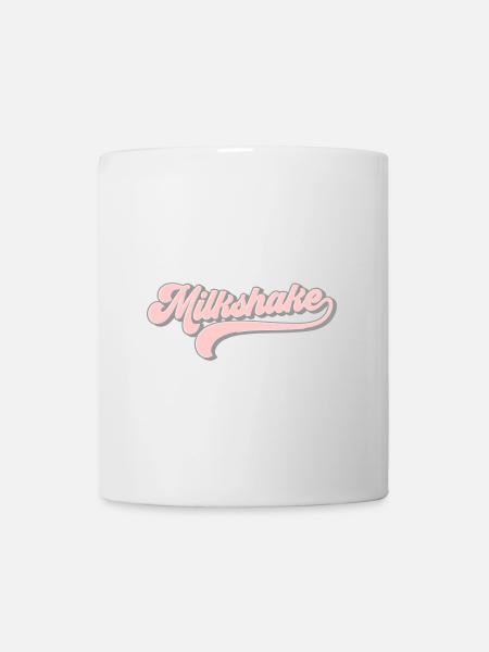 Milkshake | Farben änderbar - Tasse - Weiß