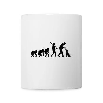 Retro Evolution Labrador Retriever Lab Hunde Apportieren - Tasse - Weiß - Vorne