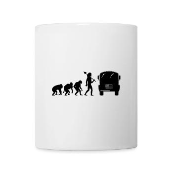 Evolution Bus School Bus Driver Driving Busman - Mug - white - Front