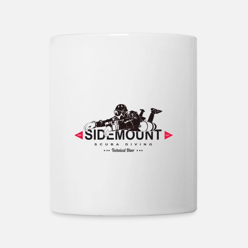 Sidemount Diver Tauchen Geschenk Tec Diving Höhle - Tasse - Weiß