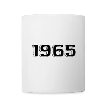 Vintage 1965 Naissance Anniversaire Rétro 1965 - Mug blanc - blanc - Devant