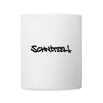 Schnitzel - Tasse - Weiß - Vorne