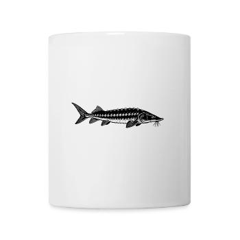 Zielfisch Stör - Fisch - Angler Geschenk - Tasse - Weiß - Vorne
