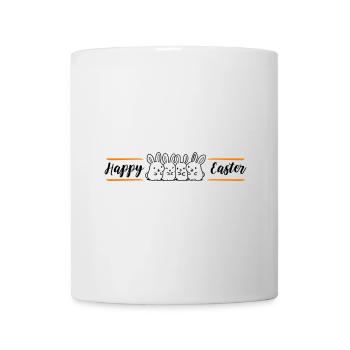 Équipe des lapins de Joyeuses Pâques - Mug blanc - blanc - Devant